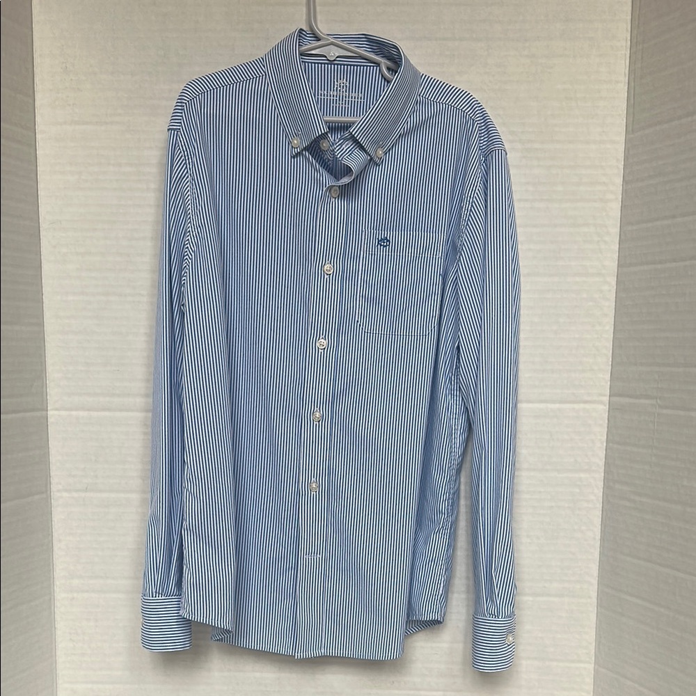 Souther Tide Blue Striped Boys’ button down Shirt